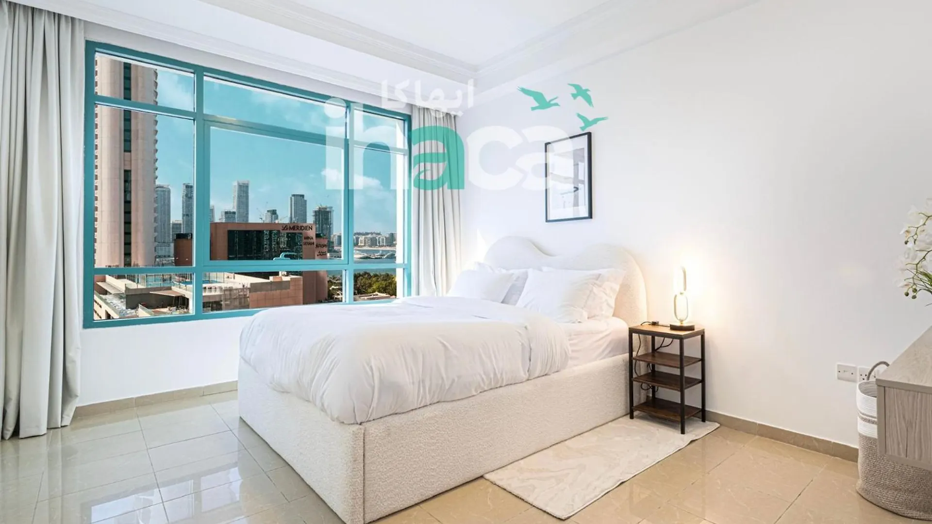 Daire Modern Cozy 1 Bedroom Marina Near Tram Ain Sea View Balcony Dubai