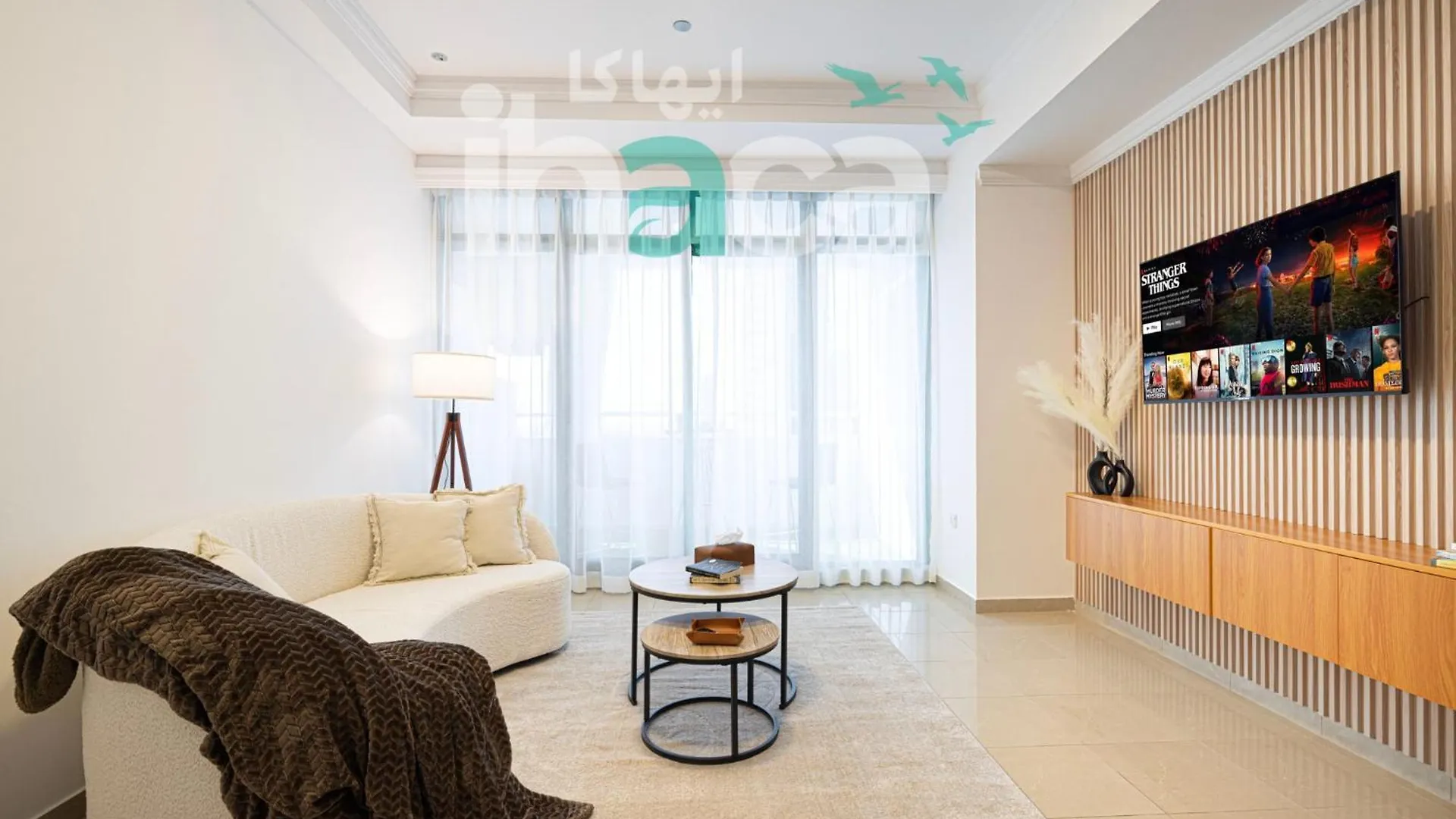 דובאי Modern Cozy 1 Bedroom Marina Near Tram Ain Sea View Balcony דירה