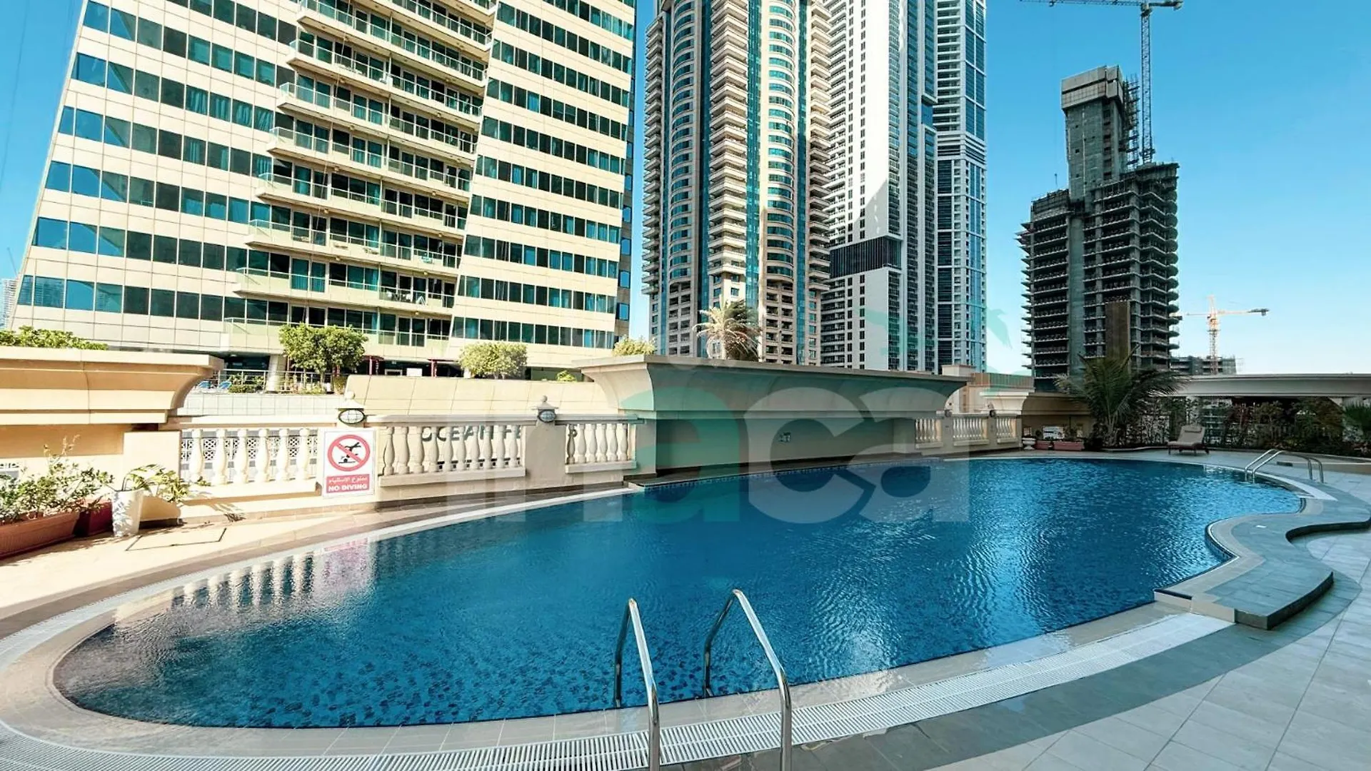 דובאי Modern Cozy 1 Bedroom Marina Near Tram Ain Sea View Balcony 0*,