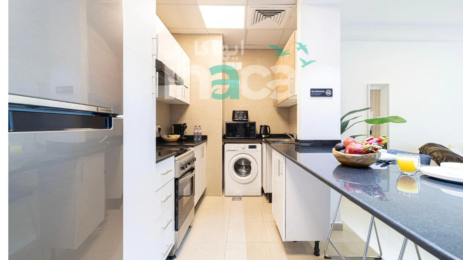 Modern Cozy 1 Bedroom Marina Near Tram Ain Sea View Balcony Dubai Apartment