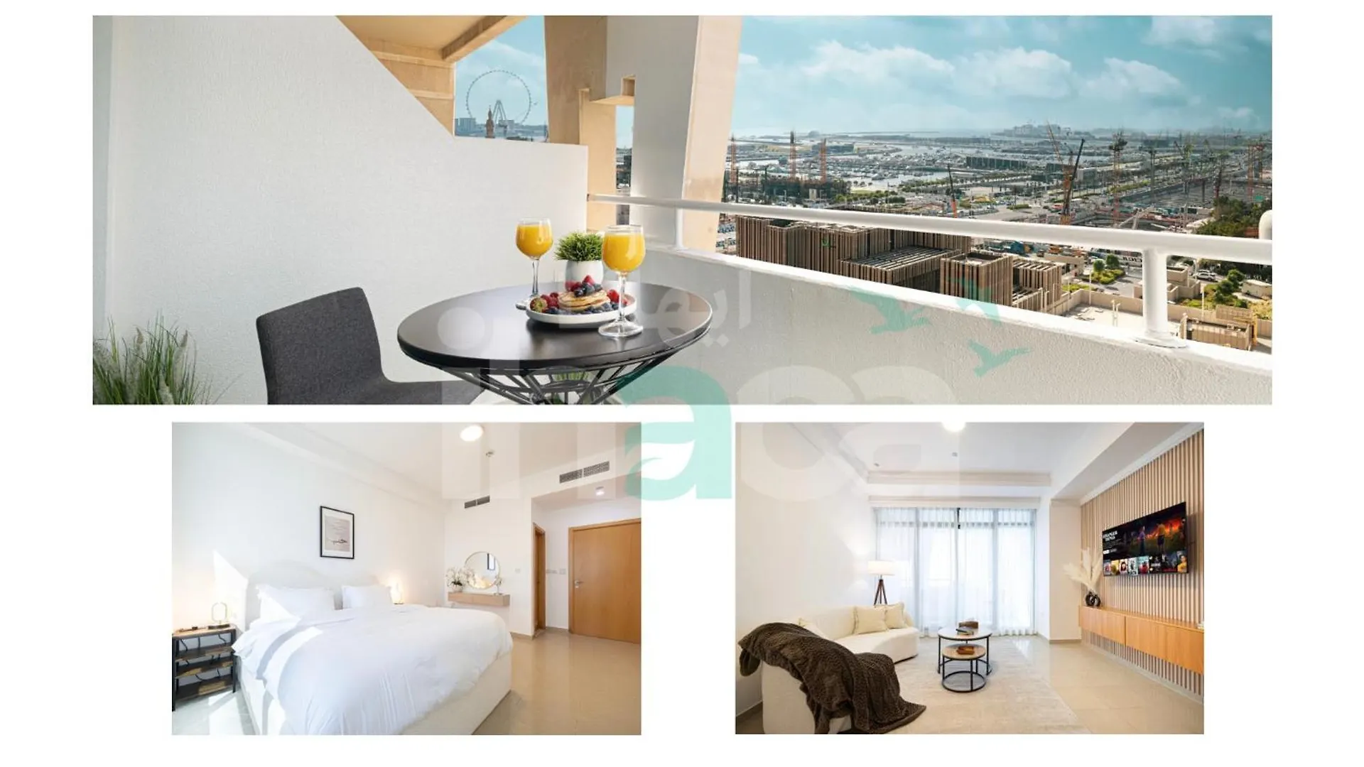 Modern Cozy 1 Bedroom Marina Near Tram Ain Sea View Balcony Dubai United Arab Emirates